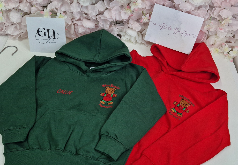 Woodlands nursery hoodie