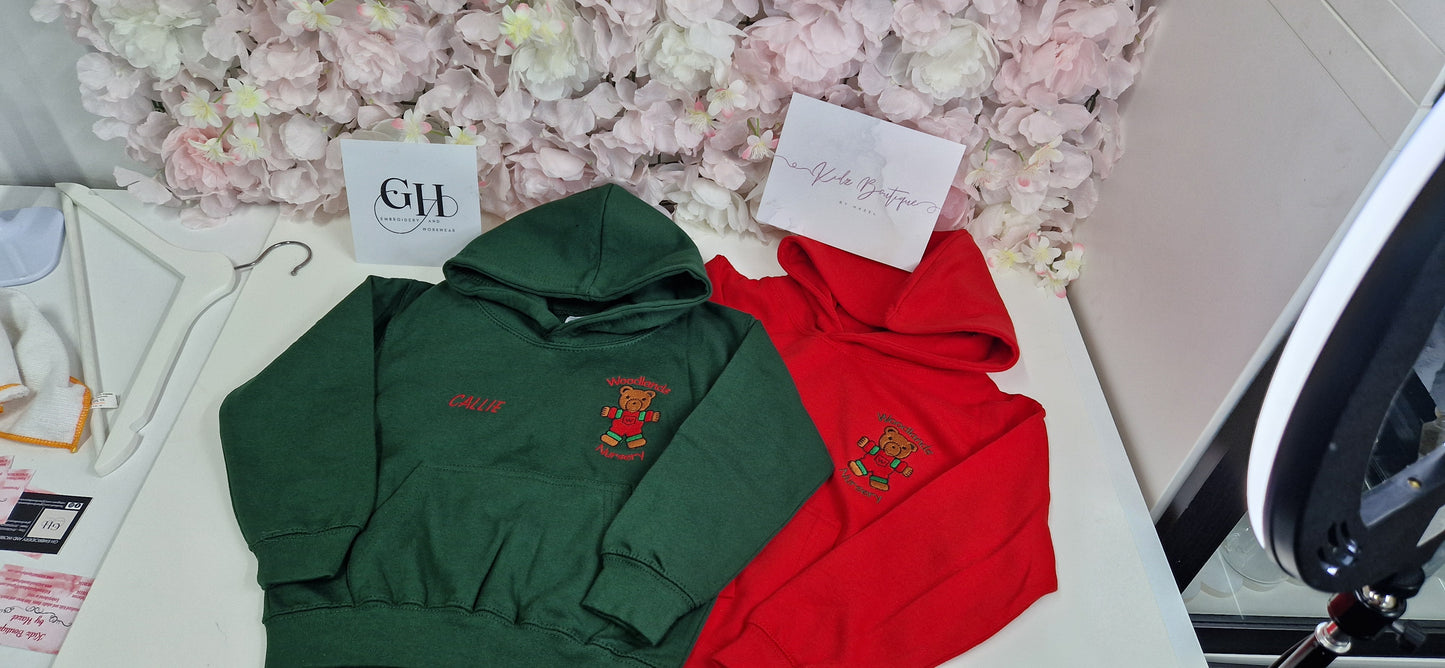 Woodlands nursery hoodie
